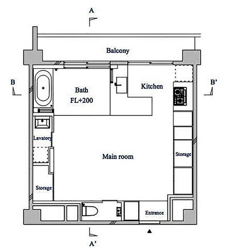 套房格局|26个五十平米住宅平面合集，小尺度空间让生活更高效。